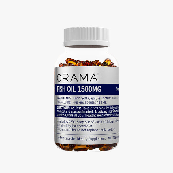 ORAMA FISH OIL 1500MG 150 Soft Capsules