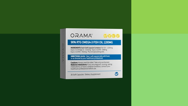 ORAMA® 96%RTG OMEGA-3 FISH OIL 1200MG