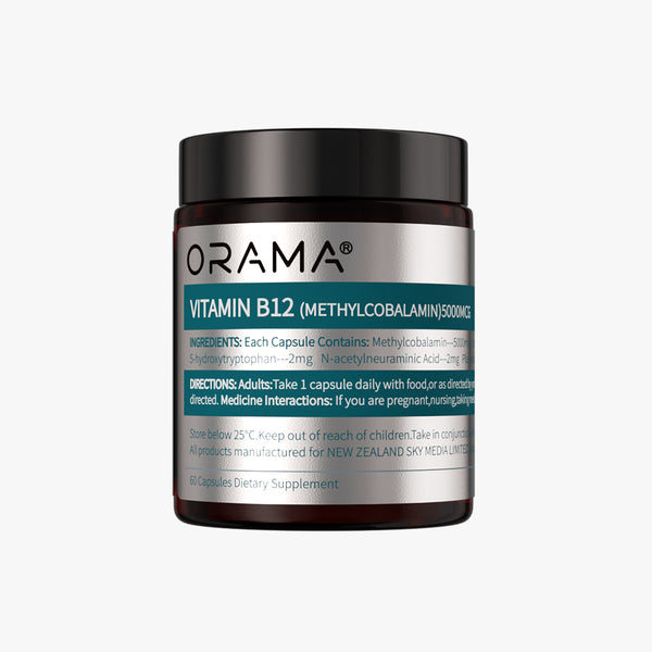 ORAMA VITAMIN B12(METHYLCOBALAMIN)5000MCG 60 Capsules