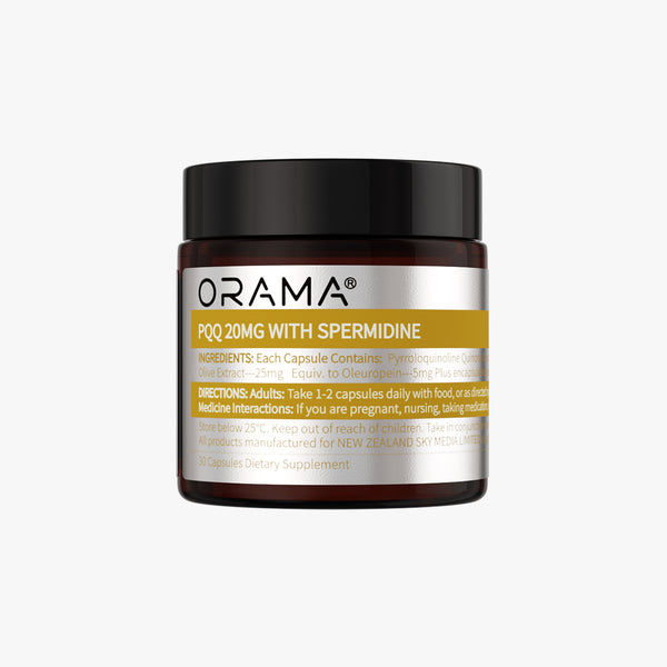 ORAMA  PQQ 20MG WITH SPERMIDINE  30 Capsules