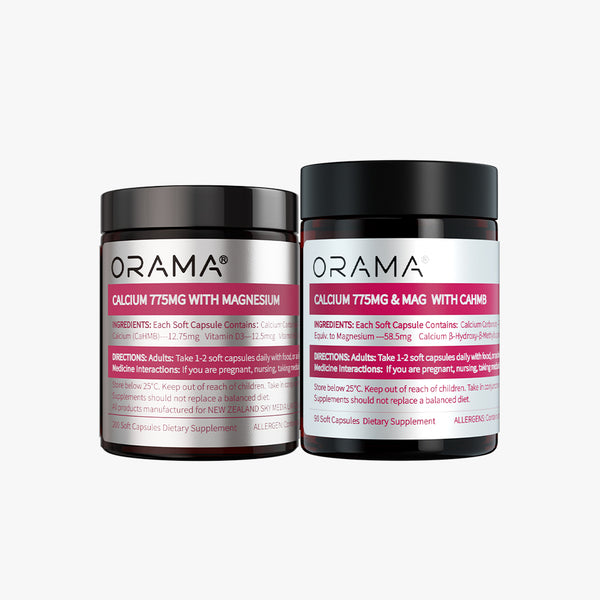 ORAMA CALCIUM 775MG & MAG WITH CAHMB (90/200 Soft Capsules)
