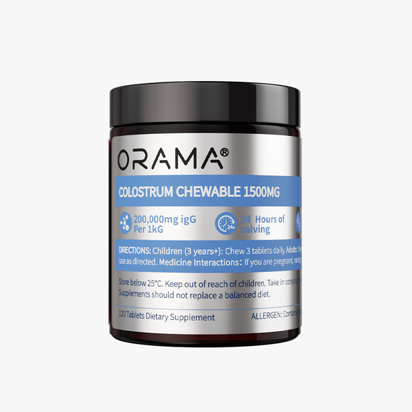 ORAMA COLOSTRUM CHEWABLE 1500MG 120 Tablets